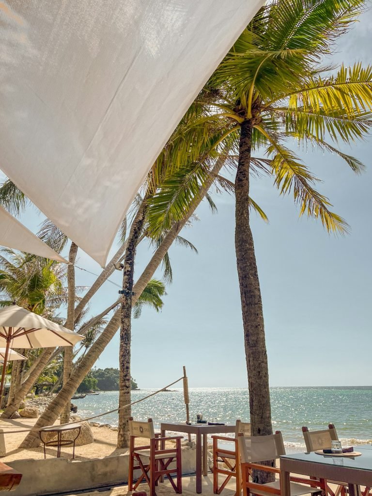 Beach with a hammock and palm trees, Phuket