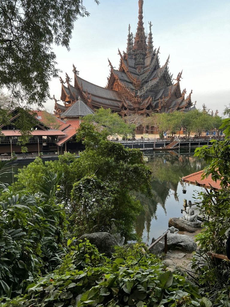 Temple beside the water